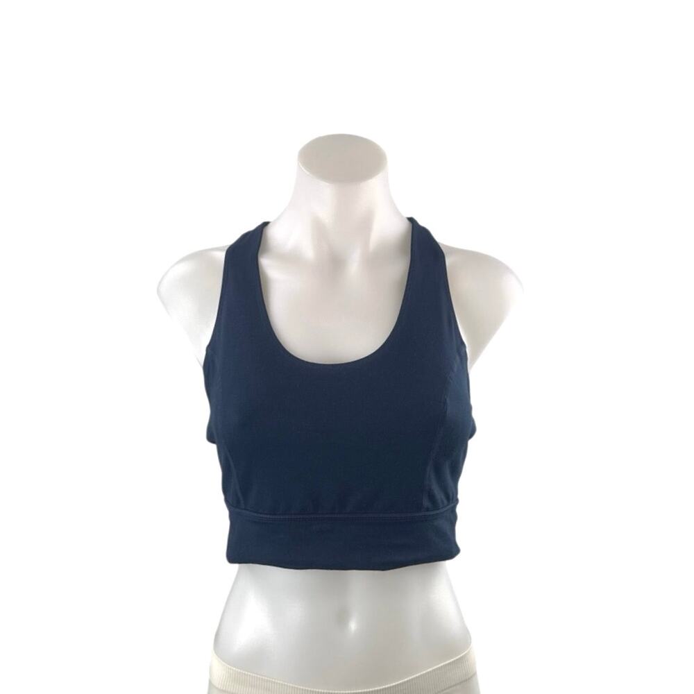 Free People FP Movement Blue Yoga Gym Athletic Activewear Tank Sports Bra Top M